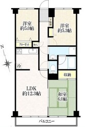 ワコーレ拝島の物件間取画像